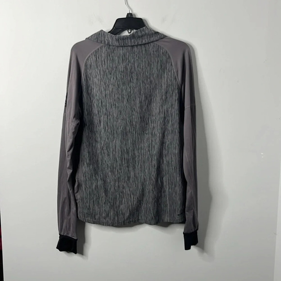 Adidas Baseline Quarter Zip Gray Athletic Pullover - Picture 9 of 11